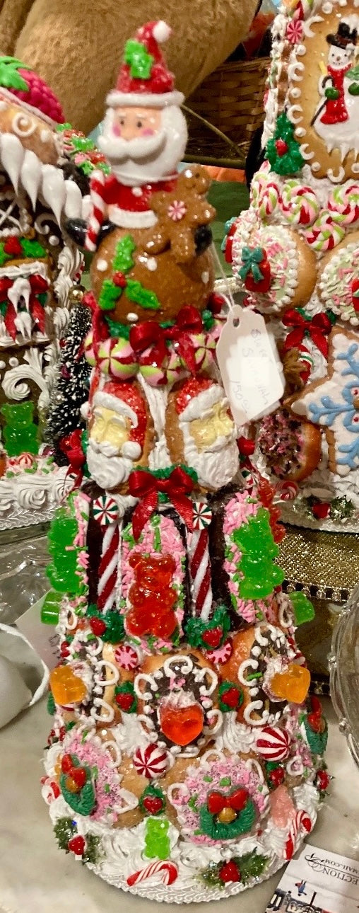 Candy Tree Small with Santa on Top
