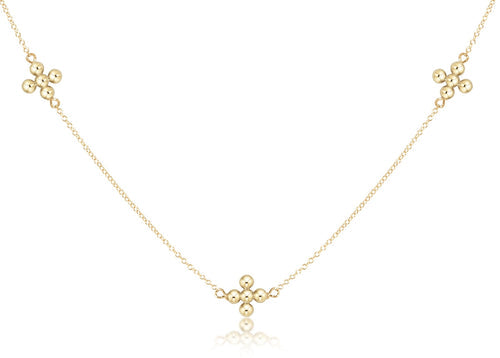 15" Choker Simplicity Cross GD
