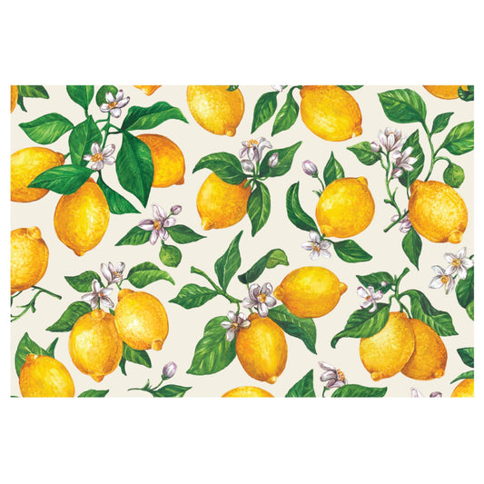 Lemon Placemat - Pad of 24 Sheets