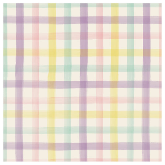 Spring Plaid Napkins
