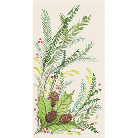 Christmas Sprigs Guest Napkin
