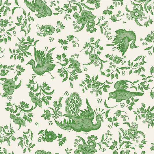 Green Regal Peacock Napkins