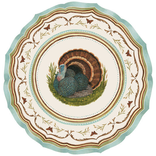 Die-Cut Heritage Turkey China Placemat
