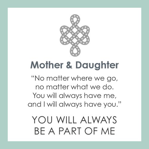 Mother & Daughter All Gold Pendant