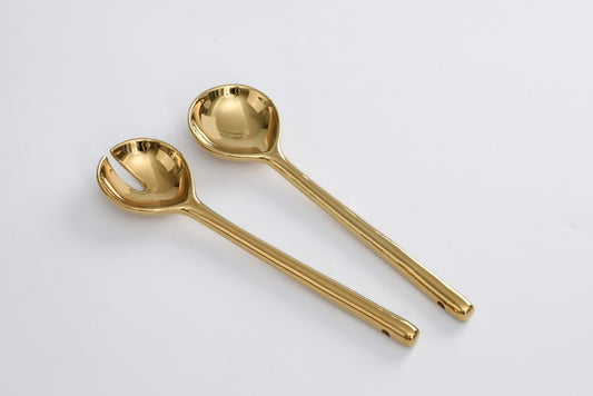 Porcelain Salad Servers