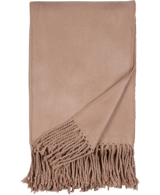 Luxxe Fringe Throw-Sand
