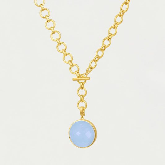 Knockout Collar - Blue Chalcedony