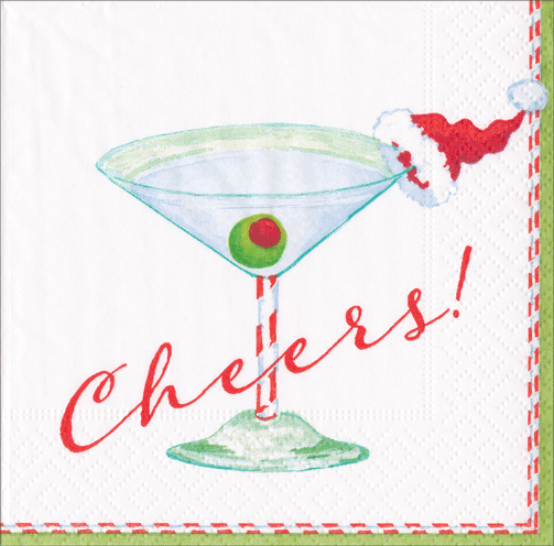 Christmas Cocktail Cheers! Cocktail Napkin