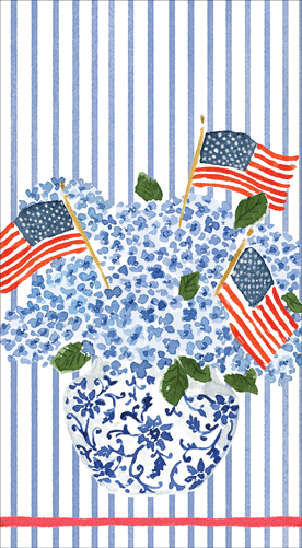 Flags & Hydrangeas Napkins
