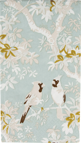 Scenic Songbirds Celadon Napkins