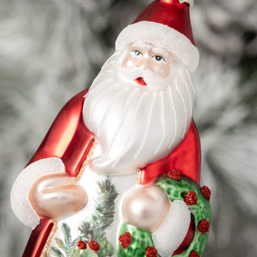 Retro Santa Ornament