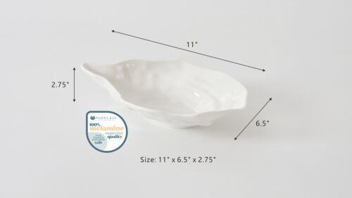 Oyster Melamine Medium Bowl