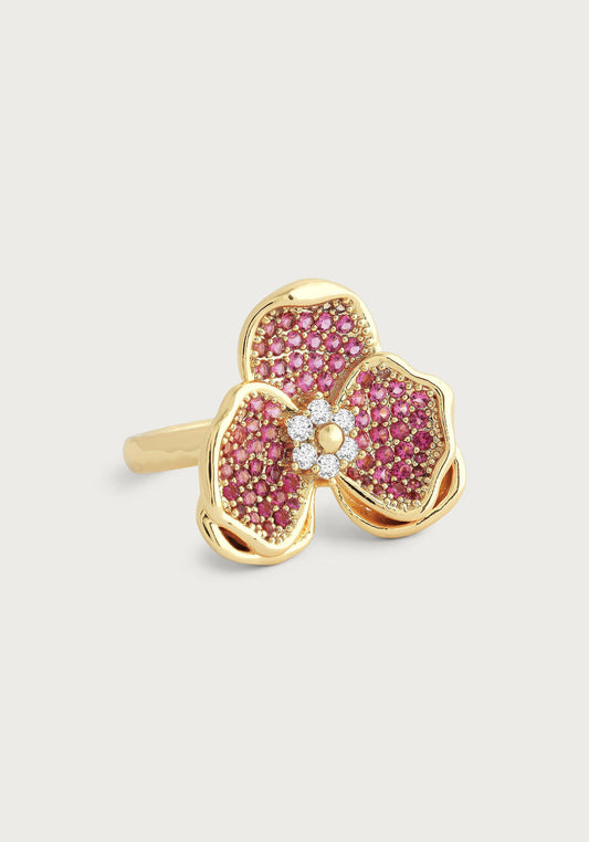 Orchid Pavè Ring