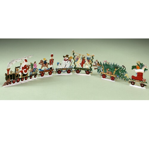 Train Car w/Pine & Animals