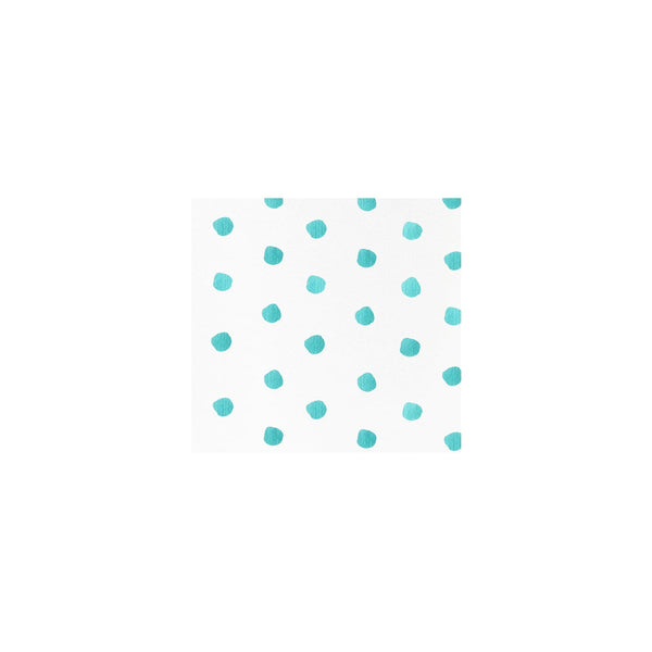 Papersoft Napkins Dot Aqua Napkins