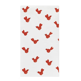 Papersoft Red Bird Guest Towels (Pack of 20)
