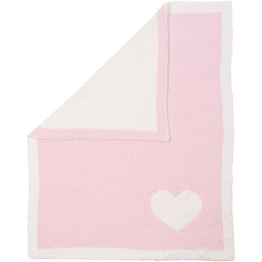 Luxxe Reversible Baby Blanket Heart