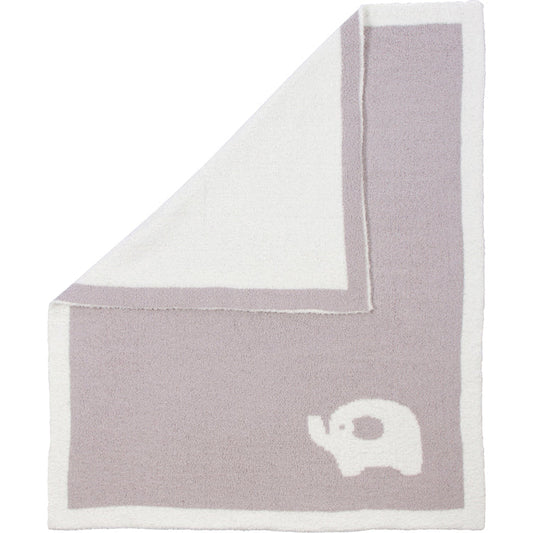 Luxxe Reversible Baby Blanket Elephant