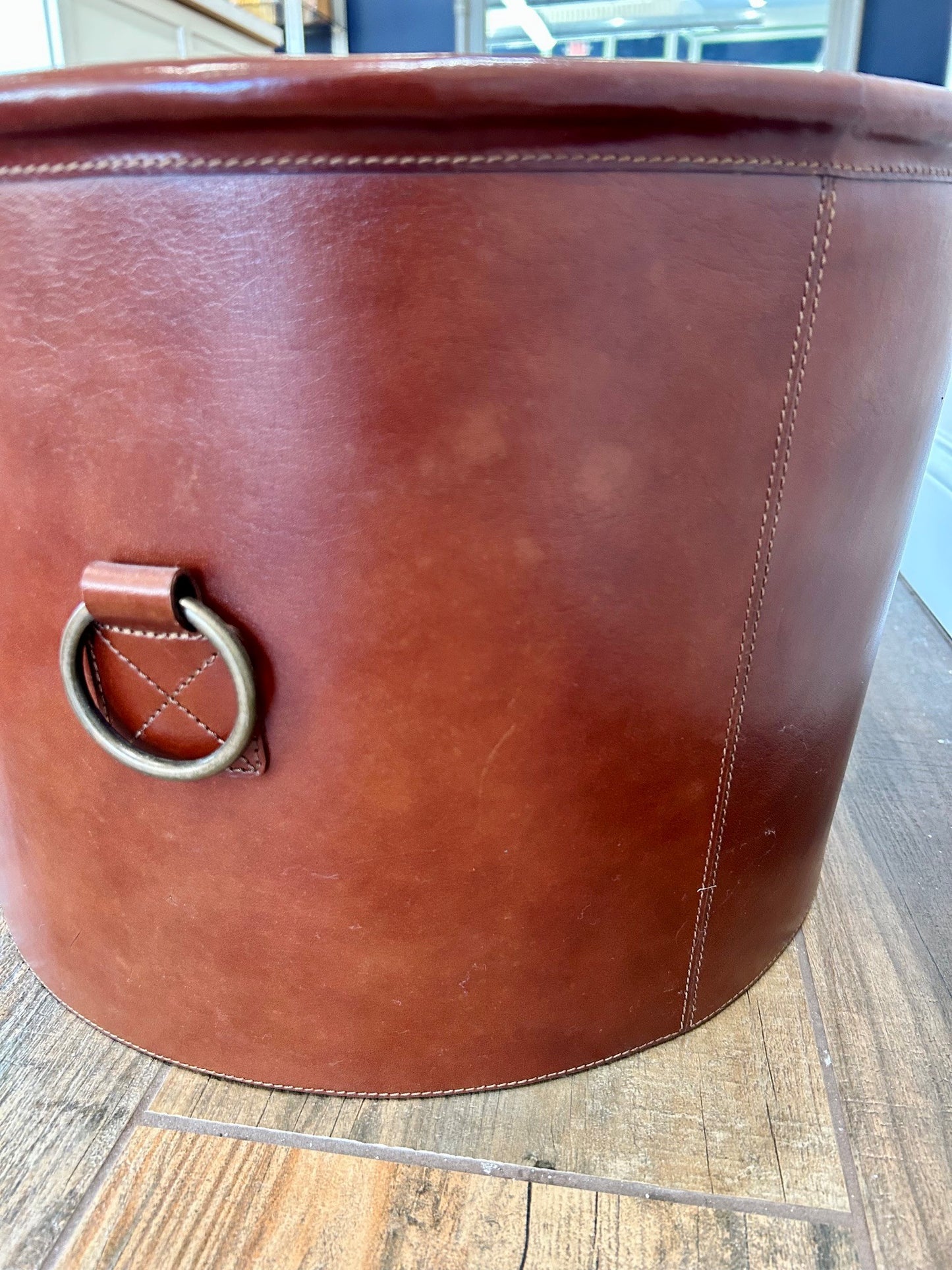 OGDEN Basket Tobacco Leather Large