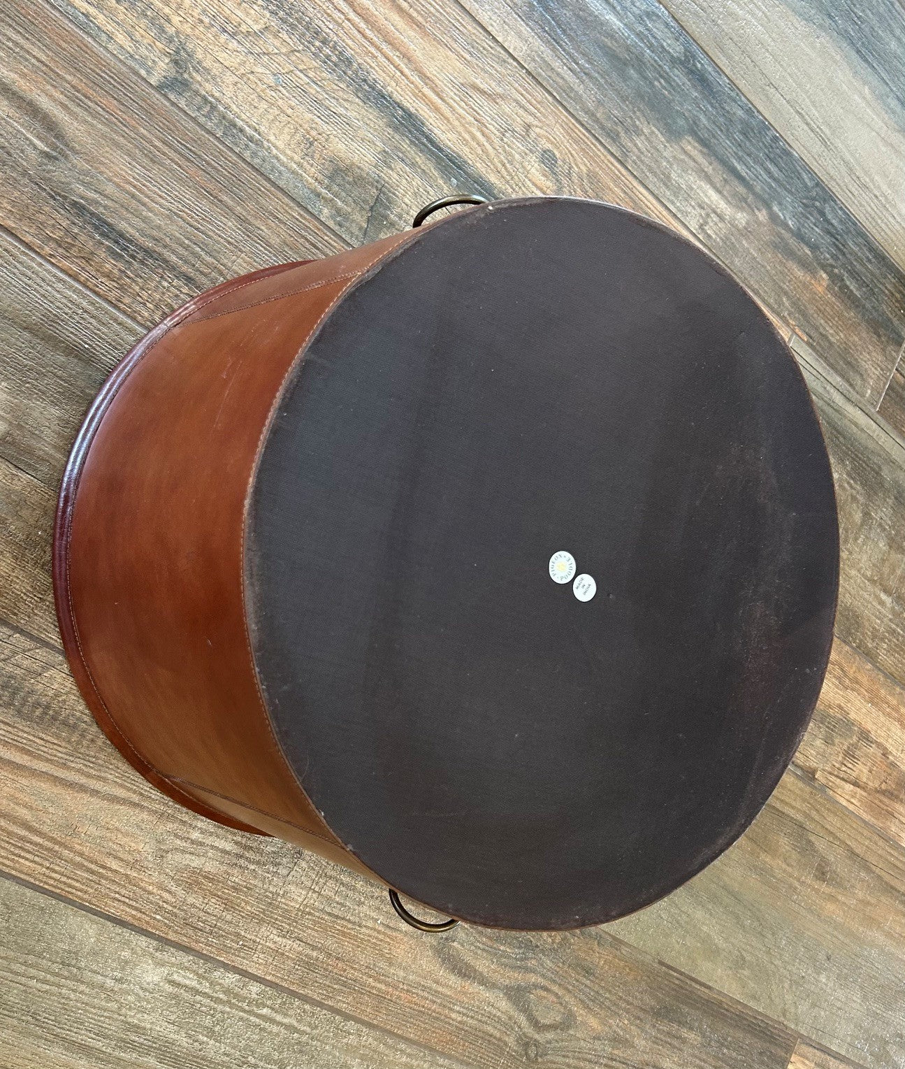 OGDEN Basket Tobacco Leather Large
