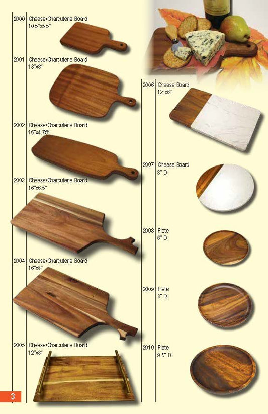 Cheese Board, Wood 16"x8"