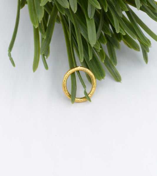 Branch Ring, 22kt gp Brass
