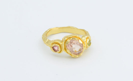 Nature's Embrace Multi Stone Ring