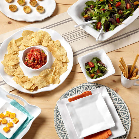 Ruffle 16" Chip & Dip Platter