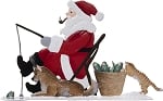Ice Fishing Santa, painted