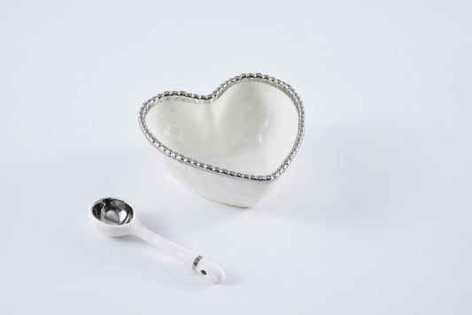 The Beaded Heart w/spoon