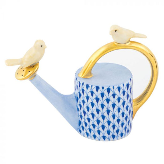 Watering Can w/Birds Sapphire