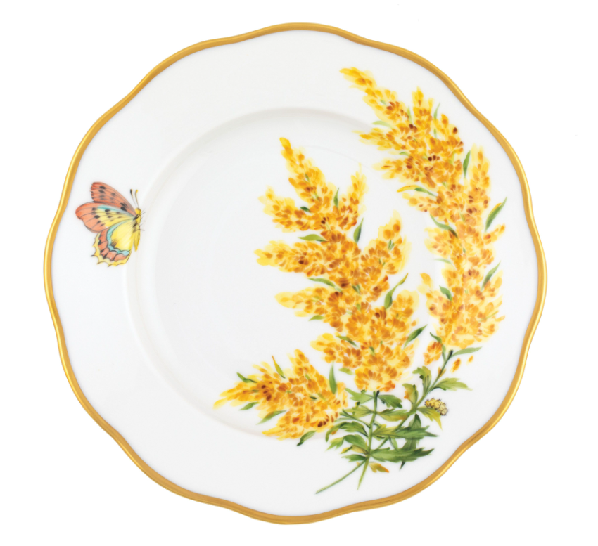 American Wildflowers Salad Plate