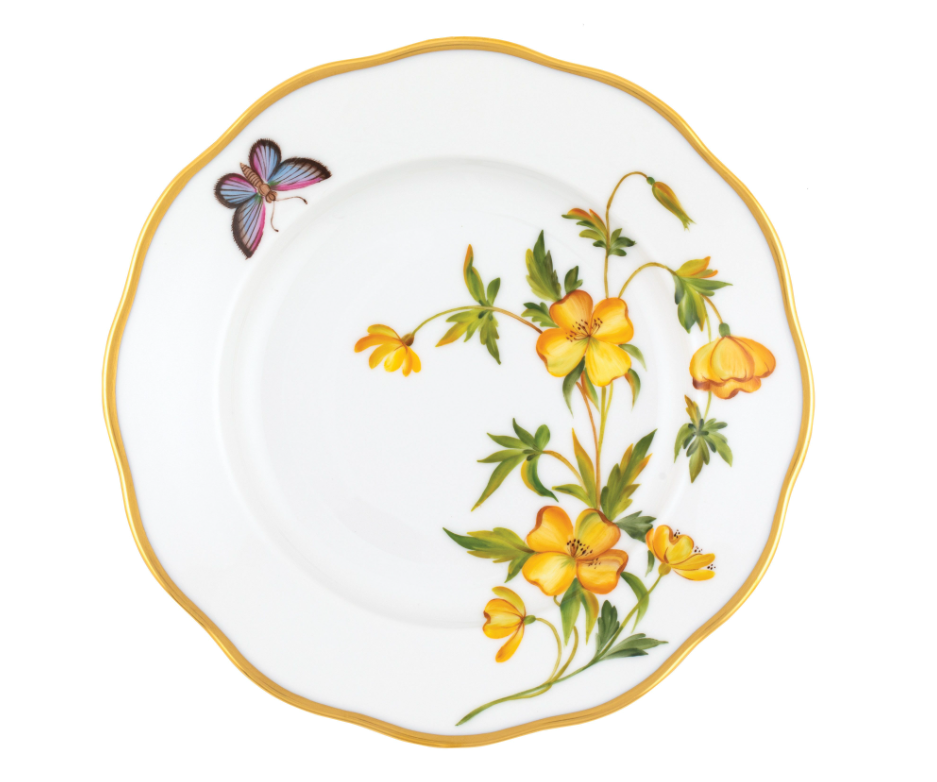 American Wildflowers Salad Plate