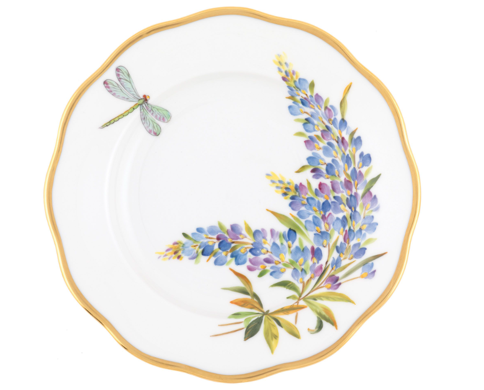 American Wildflowers Salad Plate