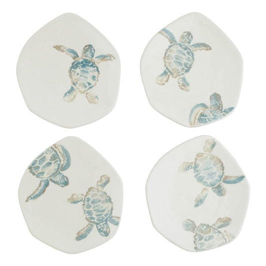 Tartaruga S/4 Asst Salad Plates