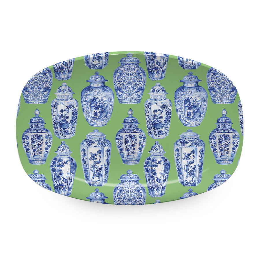 Canton Green Platter TRAYchic