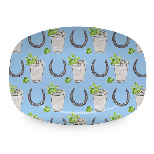 Horseshoes & Juleps Platter TRAYchic