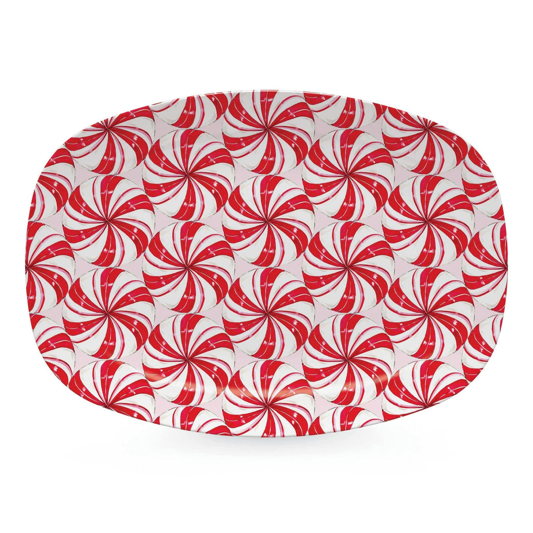 Peppermint Candy Platter TrayChic