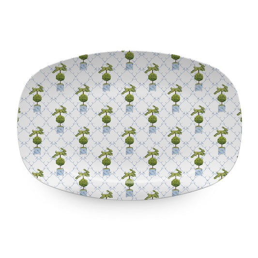 Bunny Hopper Platter TRAYchic