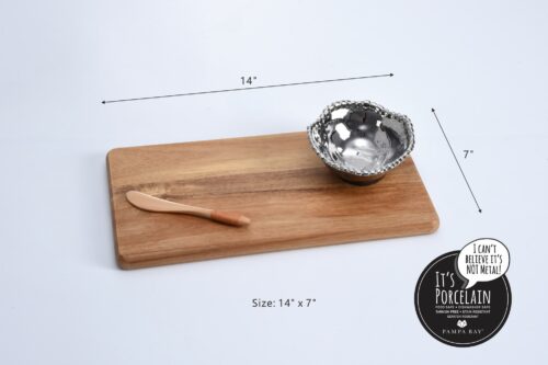 S/3 Verona Hostess Wood Board Set