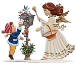 Christmas Wishes, painted