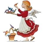Feeding the Flock, painted