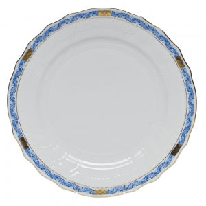 Chinese Bouquet Garland Blue Dinner Plate