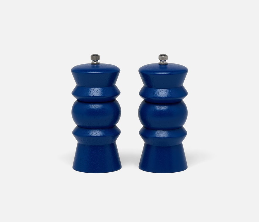 Raiden Navy Laquer Salt & Pepper Grinder (Set of 2)