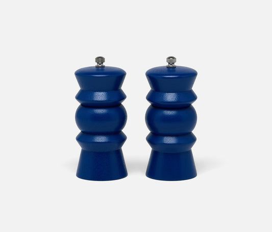 Raiden Navy Laquer Salt & Pepper Grinder (Set of 2)