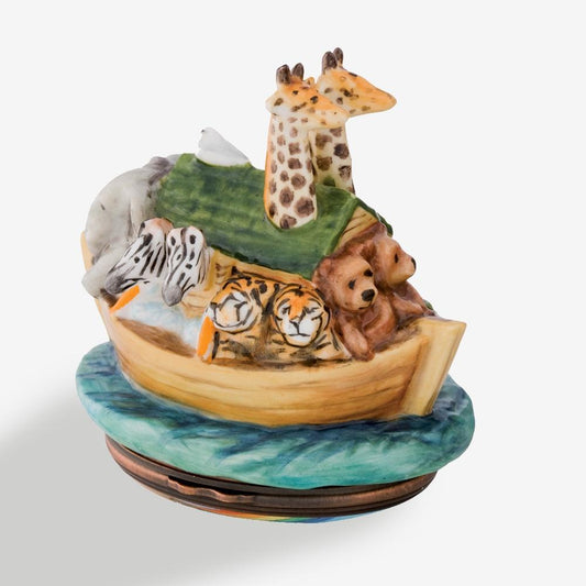 Noah's Ark Enamel Box