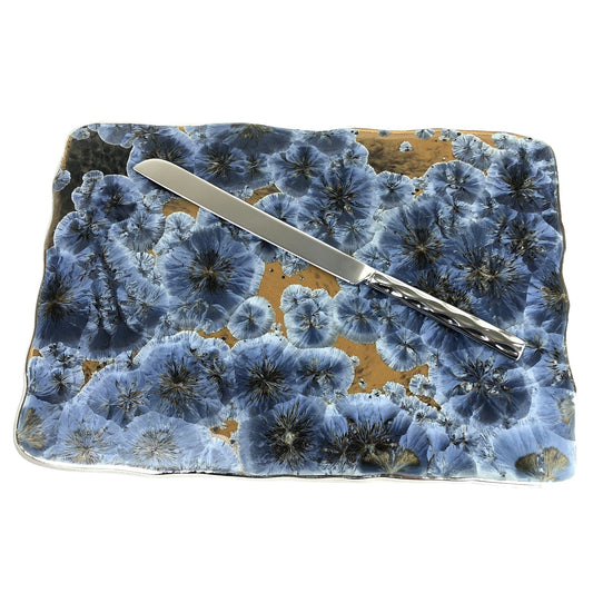 Borealis Frost Blue Tray 16" x 10"