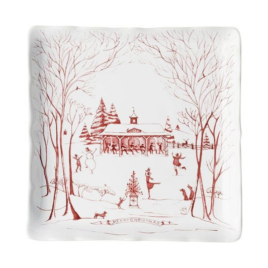 Country Estate Mr Mrs Claus Sweets Tray
