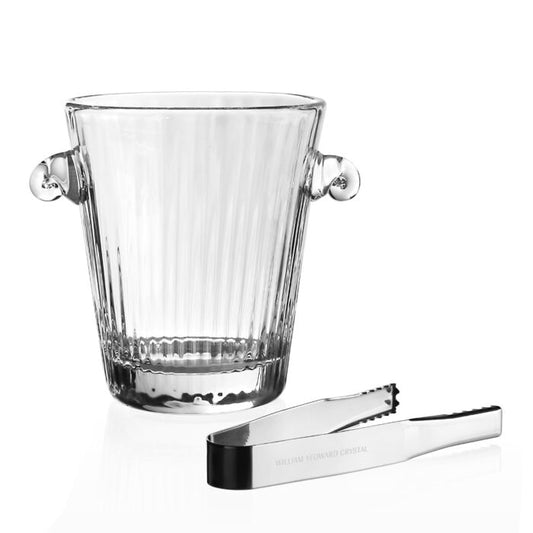 Corinne Ice Bucket with Tongs, 6¼" / 16cm