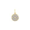 Daisy All Gold Pendant